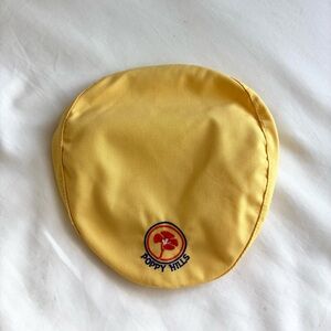 Poppy Hills Pebble Beach vintage yellow men’s  golf flat cap scally cap USA made